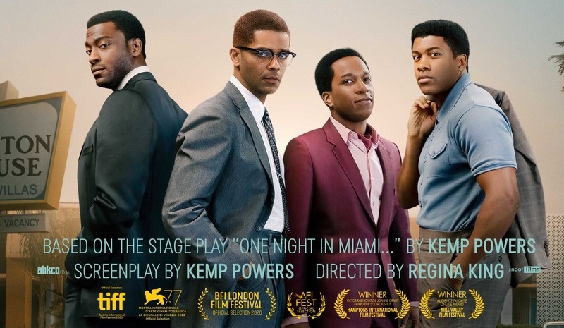 One Night in Miami réalisé par Regina King sur Amazon Prime vidéo